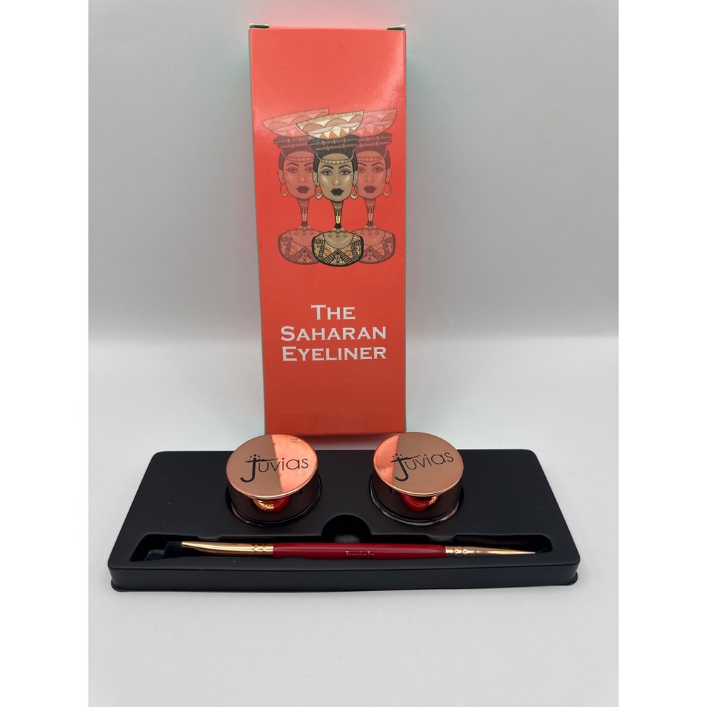 Juvias Place The Saharan Eyeliner Gel Kit With Double Ended Brush BNIB